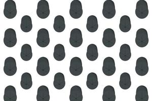 Abstract Cap Top View Pattern Background vector