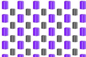 Abstract Hexagonal Prism Pattern Background vector