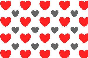 Abstract Heart Emoji Pattern Background vector