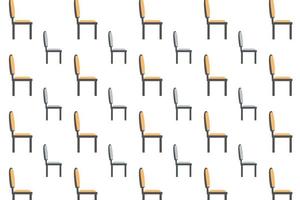 Abstract Side Chair Pattern Background vector