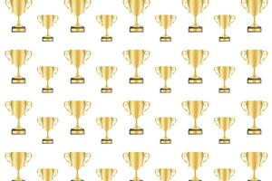 Abstract Golden Trophy Pattern Background vector