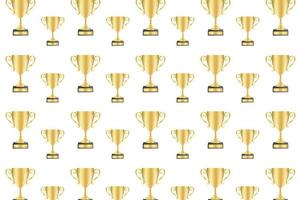 Abstract Golden Trophy Pattern Background vector