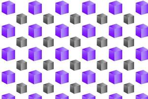 Abstract Cube Pattern Background vector