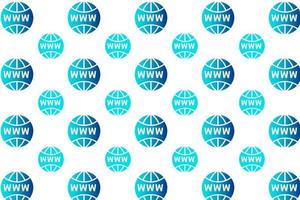 Abstract WWW Pattern Background vector