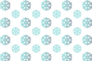 Abstract Snowflake Pattern Background vector