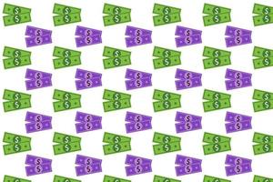 Abstract Paper Money Pattern Background vector