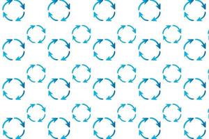 Modern Recycle Pattern Background vector