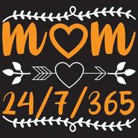 mom t shirt design vector