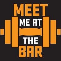 meet me at the bar vector