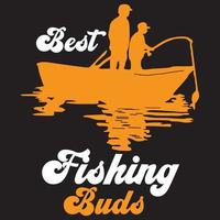 best fishing buds vector