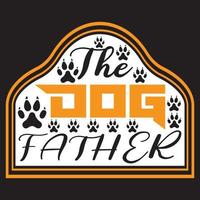 the dog father vector