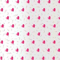 Seamless Pattern for Valentine's Day with Heart shapes and others shapes. Vector illustration about love.