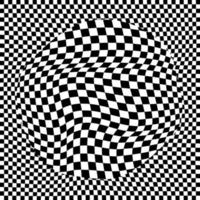 3D abstract monochrome background with squares pattern vector design, technology theme, dimensional dotted flow in perspective, big data, nanotechnology.
