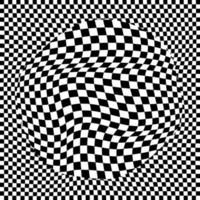 3D abstract monochrome background with squares pattern vector design, technology theme, dimensional dotted flow in perspective, big data, nanotechnology.