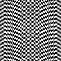 3D abstract monochrome background with squares pattern vector design, technology theme, dimensional dotted flow in perspective, big data, nanotechnology.