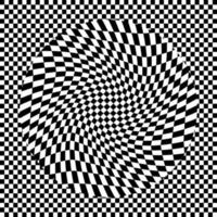 3D abstract monochrome background with squares pattern vector design, technology theme, dimensional dotted flow in perspective, big data, nanotechnology.