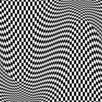 3D abstract monochrome background with squares pattern vector design, technology theme, dimensional dotted flow in perspective, big data, nanotechnology.