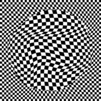 3D abstract monochrome background with squares pattern vector design, technology theme, dimensional dotted flow in perspective, big data, nanotechnology.