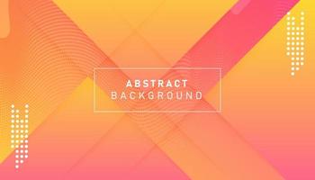 Colorful gradient geometric background. Abstract dynamic shapes composition design vector