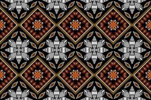 Geometric ethnic oriental traditional pattern.Figure tribal embroidery style.Design for wallpaper,clothing,wrapping,fabric,vector illustration vector