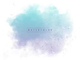 Soft colorful watercolor textured Illustration background vector