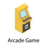 conceptos de juegos de arcade vector