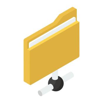Shared Folder Concepts vector
