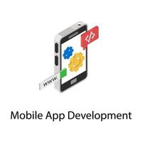 Mobile App Development vector