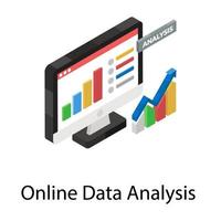 análisis de datos en línea vector