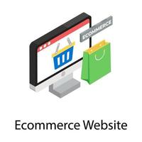 Ecommerce Website Concepts vector