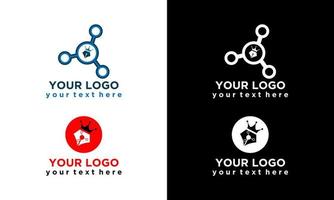pen hub technology business vector logo template