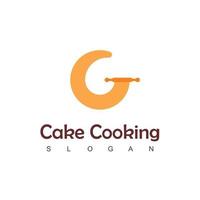 Cooking Logo Design Template Isolated On White Background vector