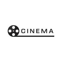 Cinema Logo Vector Template Isolated On White Background