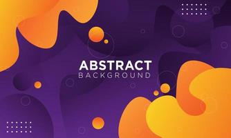 modern vector eps 10 geometric background. Dynamic shape composition. Background design with purple yellow and orange gradient