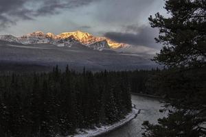 Rocky Mountains Winter Fall photo