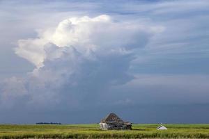 pradera nubes de tormenta canadá foto