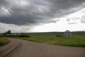 pradera nubes de tormenta canadá foto