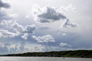 pradera nubes de tormenta canadá foto