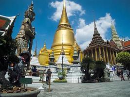 Wat Phra Kaew Temple of the Emerald BuddhaBANGKOK THAILAND30 OCTOBER 2018Landmark of Thailand in which tourists from all over the world do not miss to visit.on BANGKOK THAILAND30 OCTOBER 2018 photo