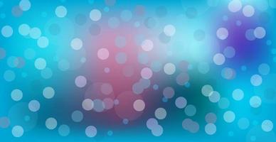 Abstract blue bokeh background with defocused circles and glitter. Decoration element for Christmas and New Year holidays, greeting cards, web banners, posters - Vector