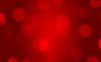 Abstract multicolored blurred bokeh on red background - Vector