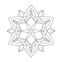 Mandala coloring book KDP interior vector