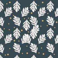 beautiful leaf shape pattern design wallpaper for fabric, background prints and textures, vector illustration.