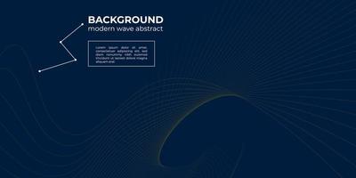 Wave line abstract background modern hipster futuristic graphic vector