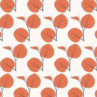 beautiful leaf shape pattern design wallpaper for fabric, background prints and textures, vector illustration.