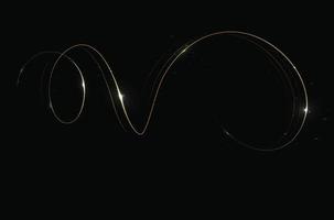 Abstract Light Effect Golden Spiral Line Style vector