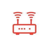 Router, modem icon vector