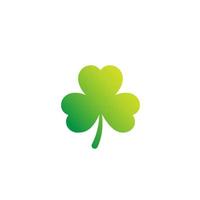 shamrock, trefoil vector icon