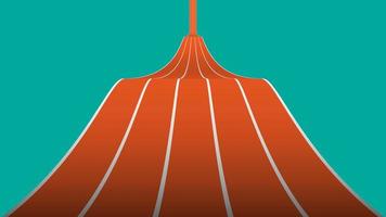 Abstract athletic track forward and upward. vector