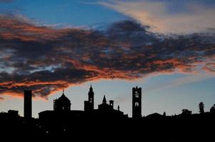 Bergamo skyline.  e s a photo